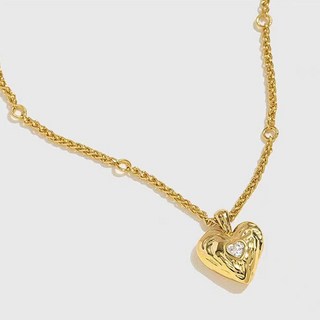 愛心項鍊 復古項鍊 日系項鍊 小飾品 女項鍊 寶石項鍊 可愛項鍊 吊墜項鍊 氣質項鍊 女生生日禮物