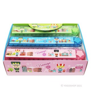 東奇 30cm 摺疊尺 一盒36支入 學生文具尺 塑膠尺 事務尺 學生尺, 讀書會摺疊尺  D-0232,一盒(36支入)