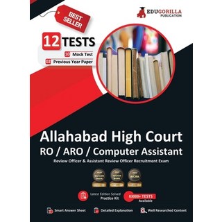 (英文圖書) Allahabad High Court RO/ARO/Computer Assistant Book 2023 (English Edition) - 10 Mock Tests an... 平裝版, Edugorilla Community Pvt.Ltd, 英文