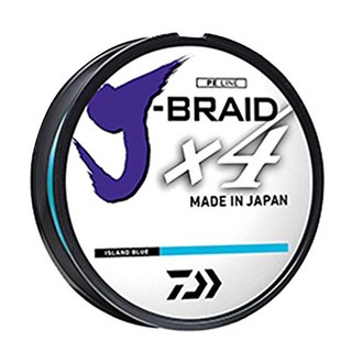 DAIWA 大和 J-Braid X4 捲軸測試釣魚線 15lb, Island Blue, 1個