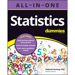 (英文圖書) Statistics All-In-One for Dummies 平裝版, 英文