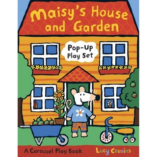 Maisy Maisy's House and Garden Pop-Up Play Set 立體遊戲書 Lucy Cousins 禮筑外文書店, 詳見包裝, Walker Books