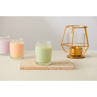 生命之花香薰蠟燭，天然精油香氛，持久淡雅，居家香氛，舒緩身心，精美裝飾, 720g, 1套, 香薰