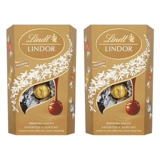 Lindt 瑞士蓮 LINDOR 綜合巧克力球, 2個, 200g