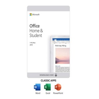 (英文圖書) Office home & student: 2019 One-time purchase 1 device PC/Mac Download 平裝版, First Printing, 英文