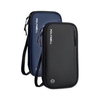 POLYWELL 多功能護照卡包 長夾 皮夾 手拿包 卡片夾