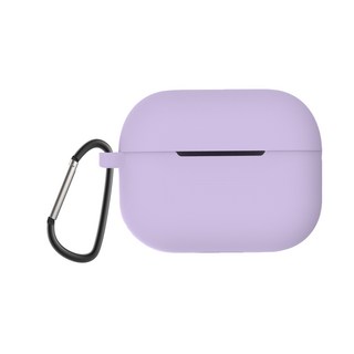 AirPods Pro 2 矽膠保護套, 淡紫色, 1個