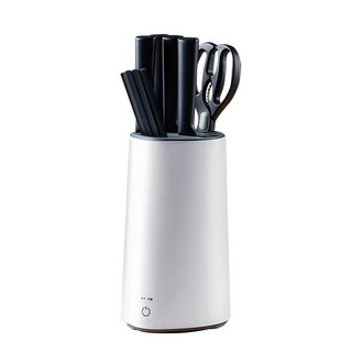 【KINYO】紫外線刀具滅菌機 KGL-300 防疫殺菌必備，多功能收納，守護全家健康, 白色