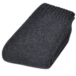 BVERSE 蓄熱保暖除臭58%羊毛襪 男女款 美麗諾羊毛 中筒襪 韓國厚毛襪 小腿襪, 深灰, 1雙