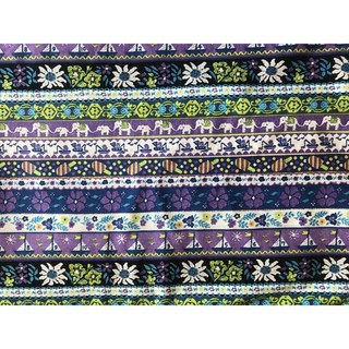 「上巧手創」日本布 棉布 異國風情棉布一尺價 進口布 日本進口布 日本棉布 手作布料 現貨, 紫色, 詳見包裝