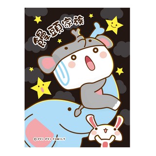 饅頭家族Q版迷你撲克牌(第十四代) 可愛造型 迷你尺寸 聚會娛樂, 黑