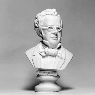 北星文化 迷你石膏像 素描 - 桌面藝術擺件, 舒伯特