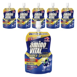 AJINOMOTO 味之素 aminoVITAL Super Sport 胺基酸 3000mg 檸檬酸 1500mg 蘋果口味 100g 6入, 1包, 6個