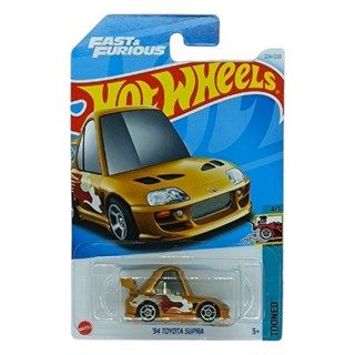 Hot Wheels 風火輪 TOYOTA SUPRA A80 Q版大頭車 (玩命關頭塗裝), 詳見包裝
