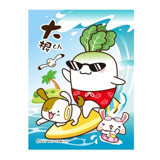 饅頭家族Q版迷你撲克牌(第十四代) 可愛造型 迷你尺寸 聚會娛樂, 藍色