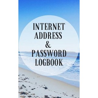 (英文圖書) Internet Address & Password Logbook: Password and Usernames Keeper - Logbook with tabs 5x8 平裝版, Independently Published, 英文