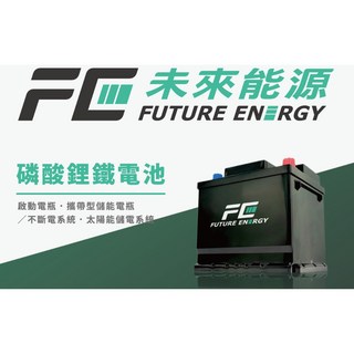 萬池王電池專賣 125D23L FE未來能源鋰鐵電池 兩年保固 汽車電瓶 鋰鐵電池, 1個, 1