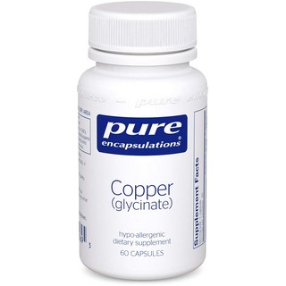 Pure Encapsulations 甘氨酸銅膠囊, 60顆, 1罐