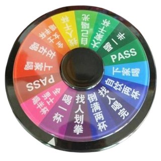 酒司令 幸運轉盤 俄羅斯輪盤 喝酒遊戲 派對用品 聚會遊戲 幸運輪盤, 大號A款