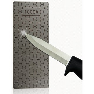 金剛石1000目磨刀石 磨刀片 磨刀工具 玉石打磨拋光 戶外刀具 輕巧便攜, 1個