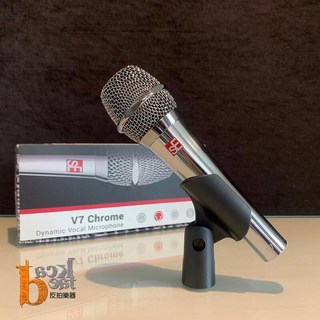 sE Electronics V7 Chrome 鉻 動圈 人聲 手持式 舞台 街頭 麥克風, 詳見包裝