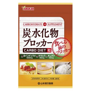 YAMAKAN 山本漢方 碳水化合物酵素錠, 1包, 180顆