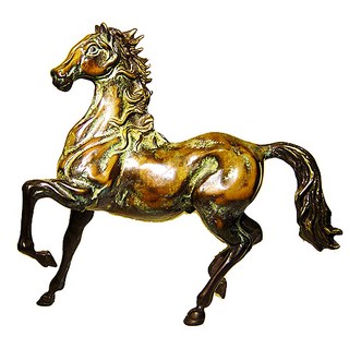 馬到成功 走馬上任 馬銅雕擺飾 寬43x高39cm 禮物 送禮 - 居家裝飾, 詳見包裝