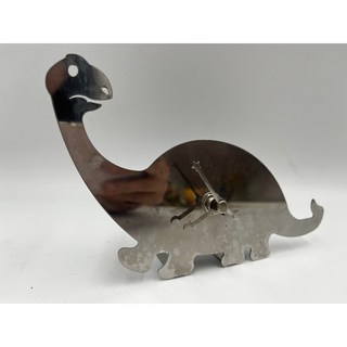 玩具兄妹 恐龍時鐘 腕龍造型, 銀色