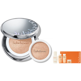 설화수 퍼펙팅 쿠션 에어리 본품 15g + 리필 15g 세트, 13N1 아이보리, 1개 (+설화수 사은품 4종 세트 증정)