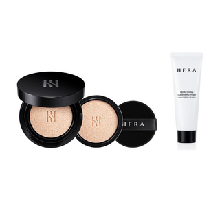 헤라 블랙 쿠션 파운데이션 듀오 본품 SPF34/PA++ 15g + 리필 15g 세트, 21C1, 1개 (+헤라 사은품 클렌징폼 증정)
