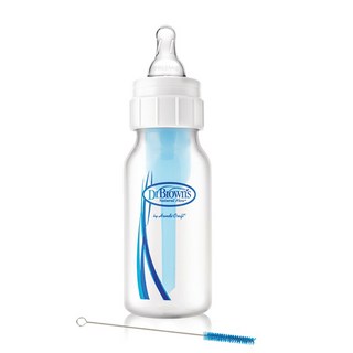 닥터브라운 이른둥이 저체중아 미숙아 조산아 프리미 P단계 120ml 젖병 1P 배앓이 방지, 흰색, 1개