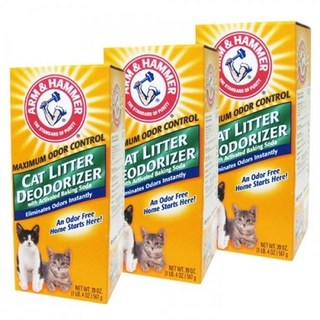 암앤해머 캣리터 디오더라이저 567g(모래탈취제) 3개