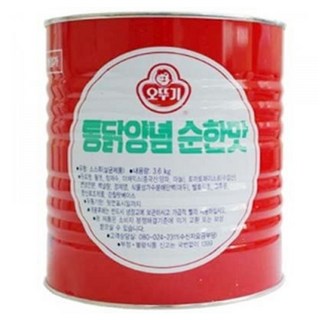 OTTOGI 不倒翁 韓式炸雞醬 原味, 3.6kg, 1桶