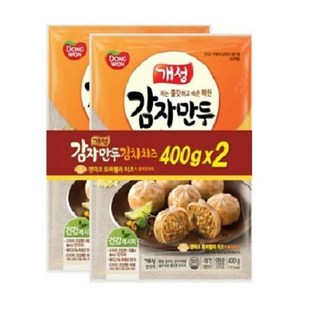 DONGWON 東遠 起司泡菜水餃, 400克, 2個