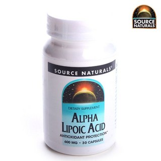 소스내츄럴스 알파리포산 600mg 캡슐, 30개입, 1개, 30정