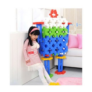 아하토이 멀티 집짓기 블럭 70pcs, 혼합색상, 1세트