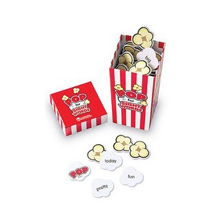 러닝리소스 28430 팝콘 사이트 워드 게임, 혼합색상, 1개