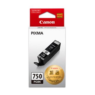 Canon 佳能 墨水匣 PGI-750PGBK, 黑色, 1個