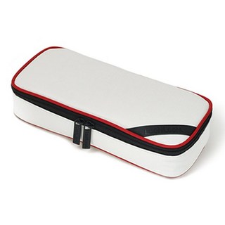 룬룬 660 스탠다드 레이니 민무늬 필통, 화이트레인, 1개