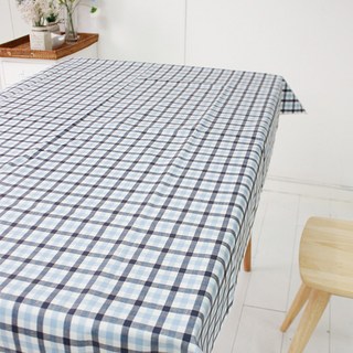 레브라이프 메이슨 2인 방수식탁보, 스카이 네이비체크, 2인 (105 x 110 cm), 1개