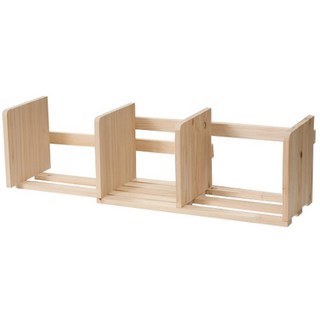 杉木滑動書架, 1個, 原木