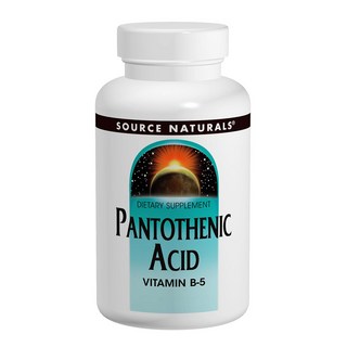 소스내츄럴스 판토텐산 비타민 B-5 500mg 타블렛, 1개