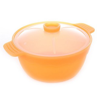 인콕 실리콘 냄비 중, 오렌지, 1개