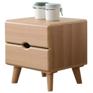 JD FURNITURE 2層抽屜收納邊桌, 洋槐