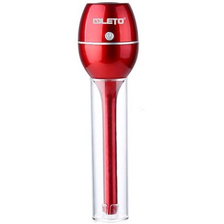 레토 USB 미니 가습기, LHD-01, 딥레드
