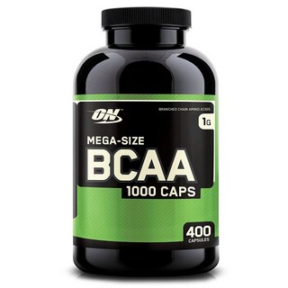OPTIMUM NUTRITION 歐恩 Mega Size BCAA支鏈胺基酸膠囊 1000mg, 400顆, 1罐