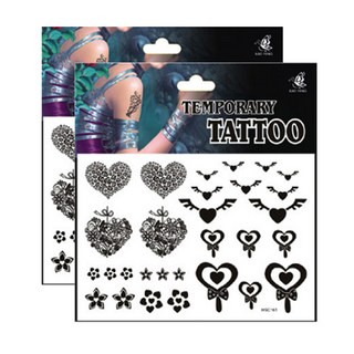 Aul Living臨時紋身貼紙, HSC161, 2個