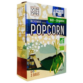 나티스 전자렌지용 유기농팝콘 솔티드, 270g, 1개