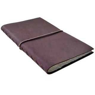 旅行用皮套筆記本 L號, 單色, 1個