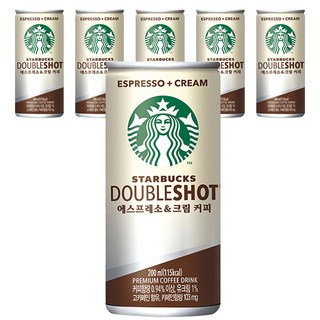 STARBUCKS 星巴克 雙份濃縮咖啡&鮮奶油, 200ml, 6個
